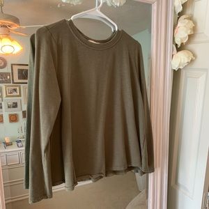 Green Anthropologie sweater